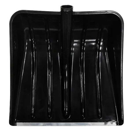 Лопата снегоуборочная пластмассовая ВЬЮГА оцинкованная планка D32 430*400/10