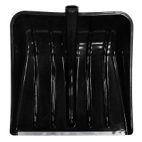 Лопата снегоуборочная пластмассовая ВЬЮГА оцинкованная планка D32 430*400/10