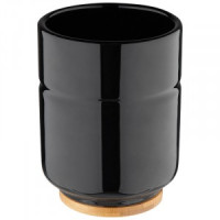 Стакан для ванной комнаты Barcelona,керамика,бамбук,106618/ Leonord