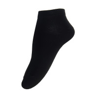 GALANTE Набор носков 5 пар, укороченные, р. 23-25, 85% хлопок, 10% полиамид, 5% спандекс, черный