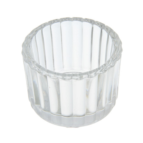 Подсвечник тм LADECOR стеклянный, 5,5x5,5x3,8 см, для чайных свечей