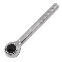 Ключ-трещотка 1/4&quot;, 45 зубьев, с переключателем, хром Sparta