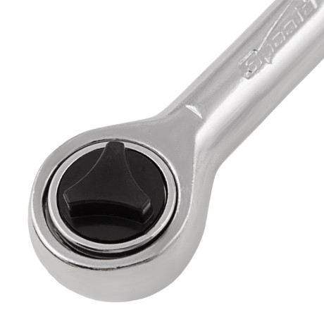 Ключ-трещотка 1/4", 45 зубьев, с переключателем, хром Sparta