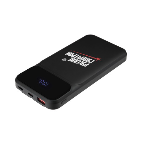 BY Герои Аккумулятор мобильный, 10000мАч, встроенные кабели, индик.заряда, светящийся логотип