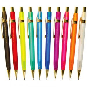 Карандаш механический MunHwa "MP Gold Trima" 0,5мм, с ластиком, корпус ассорти, BMPG05 Арт.247109