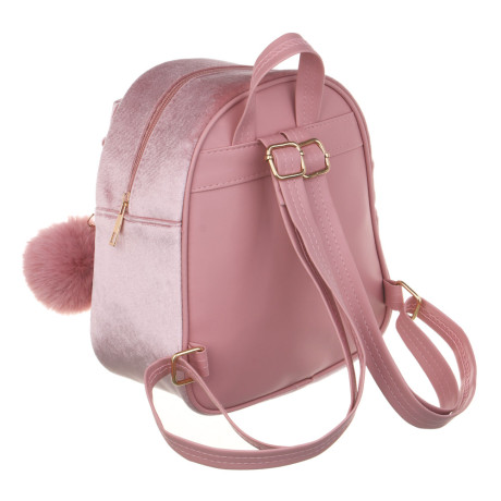 ЮL Рюкзак детский, полиэстер, ПВХ, 23х20х9см, цвет розовый, МП-12