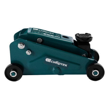 Домкрат гидравлический подкатной, 2,5 т, 148-387 мм, в пласт. кейсе Сибртех