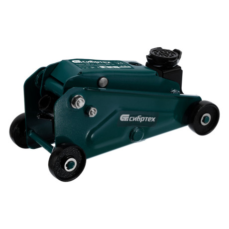 Домкрат гидравлический подкатной, 2,5 т, 148-387 мм, в пласт. кейсе Сибртех