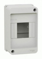 Systeme electric City9 бокс (корпус) пластик. КМПн-4 мод. навесн. без дверцы опломбир IP40 EZ9EAA104