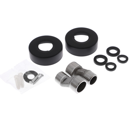 СоюзКран Душ система с цинк. смес (картридж 35мм), верх 1 реж 270*180мм, руч 1 реж 105*120мм, черный