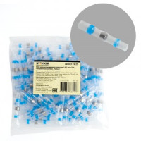 STEKKER гильза термоусаж с припоем ГСИ 1,5-2,5мм2 27A, прозрач/голубой (уп.100шт, цена за шт) 49158