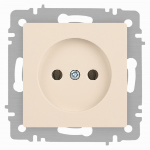 ЭРА Intro Accent мех. роз. СУ 1 мест. 16А 250В, слоновая кость 6-201-02