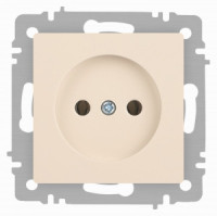 ЭРА Intro Accent мех. роз. СУ 1 мест. 16А 250В, слоновая кость 6-201-02