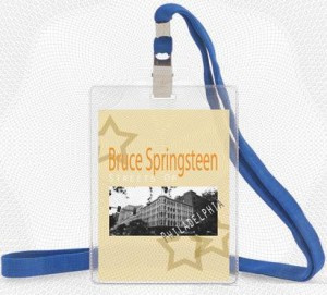 Бейдж верт.120х87мм металл зажим/тесьма син.(10шт)1065ВК-101 172238