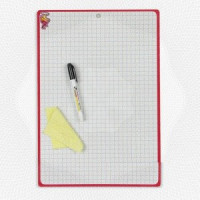 Доска маркерная А3 белый/клетка + маркер Россия 27532