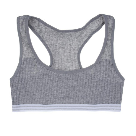 GALANTE Комплект белья: топ на лямках и трусы, р.146-152, 95% хлопок, 5% спандекс, серый, НБ25-19