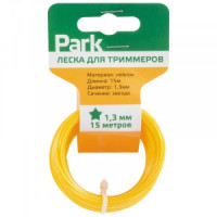 Леска д/триммера ЗВЕЗДА 1,3мм (15м) Park  990588 (Россия)