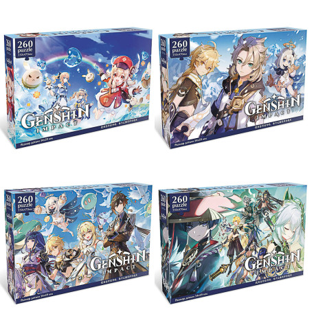 Геншин. Пазл. 260Эл, 23,5x4,4x15,7см