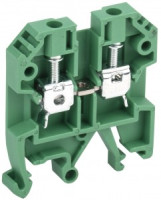 IEK Клемма винтовая КВИ-4мм2 зеленая YZN30-004-K06