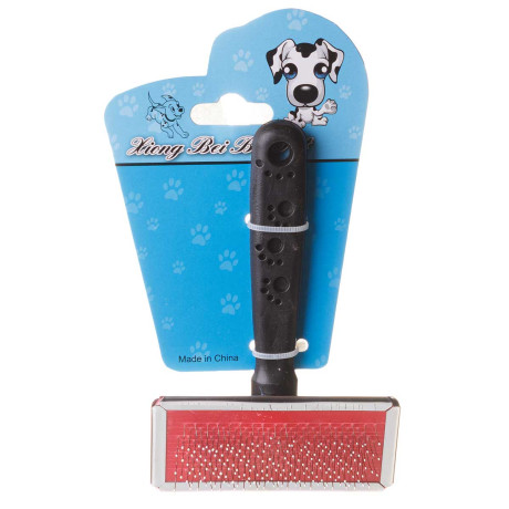 Пуходерка 14*9см пластиковая  ручка NA2374