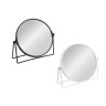 Зеркало круглое поворотное с увеличением х2 тм ЮL Ориан d17см, металл, стекло, 2 цвета