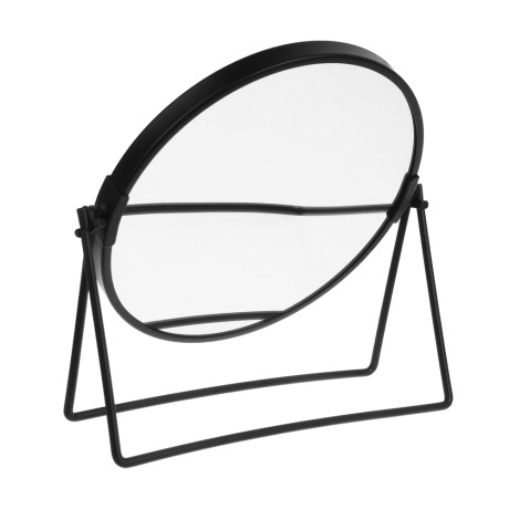 Зеркало круглое поворотное с увеличением х2 тм ЮL Ориан d17см, металл, стекло, 2 цвета