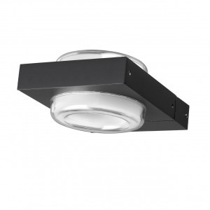 ODEON LIGHT 6654/6WL NATURE ODL24 черн/мет Уличный  Бра IP54  LED 6W 4000K AC85-265V VART