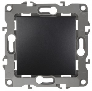 ЭРА 12 мех. выкл. СУ 1 кл. 10А антрацит, автоклеммы 12-1101-05 0042