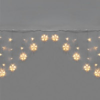 Гирлянда-занавес Арка со звездами 136LED 7W, 2,5x1,2м, теплый белый, 8 реж. NEON-NIGHT 255-076