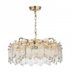 ODEON LIGHT 5069/10 HALL ODL24 503 зол./прозр./мет/хрусталь Люстра E14 10x40W BULLON 84