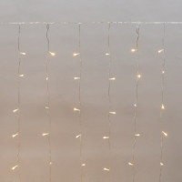 Гирлянда-занавес ул. Св/д дождь 2х3м/15нит., мерц, прозрач, ТЕПЛО-БЕЛЫЕ 300LED 235-556 Neon-Night