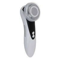 LEBEN Массажер для лица микротоковый 4 в 1, фототерапия, подтяжка кожи, 4 режима, 350мАч, белый