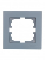 Lezard VESNA рамка СУ 1 мест. (горизонт) графит 742-3400-146