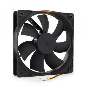 Вентилятор Gembird FANCASE3 120x120x25, втулка, 3 pin, провод 0,3 м