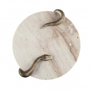 ODEON LIGHT 7033/10WL L-VISION ODL25 231 Бра св-к /камень/декор из латуни IP20 1x15W 3000K SNAKE