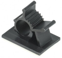 IEK Клипса самоклеящаяся КС-10 черная (уп.24шт, цена за уп) UHP40-D10-K02