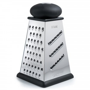 Терка четырехгранная Анабель h=21,5см, нерж. сталь, ручка силикон TR-21905 TalleR