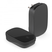 Feron Звонок беспроводной RF 433MHz, клавиша 86x53x22мм,база в розетку 86x53x55мм,черн. DB-380 48945