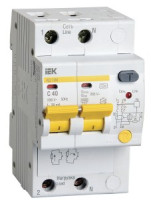 IEK дифф. автоматический выкл. АД12М 2P С40 30мА MAD12-2-040-C-030