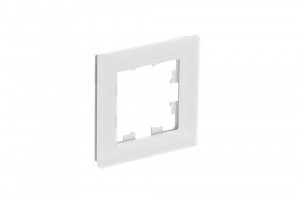 Systeme Electric AtlasDesign NATURE рамка СУ 1 мест., НАТУРАЛЬНОЕ СТЕКЛО, БЕЛЫЙ ATN360101 (2!)