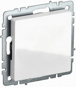 IEK BRITE заглушка СУ с суппортом МЗ10-БрБ бел. BR-PL10-K01