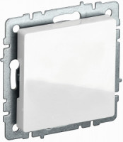 IEK BRITE заглушка СУ с суппортом МЗ10-БрБ бел. BR-PL10-K01