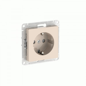 Systeme Electric ATLASDESIGN мех. роз. СУ 1 мест. (земля) штор, 16А (автоклеммы)БЕЖ ATN000245S (20!)