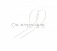 REXANT хомут нейлоновый   80x2.5 мм 100 шт белый, (10!) 07-0080