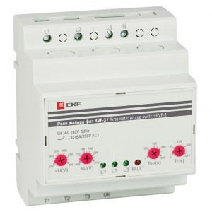 EKF PROxima Реле выбора фаз РВФ-3 RVF-3