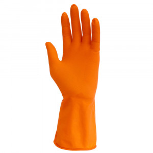 VETTA Перчатки резиновые спец. для уборки оранжевые L