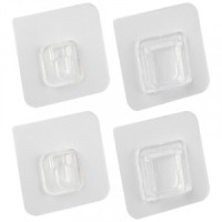 Park Крючки самоклеящиеся из двух деталей, 2 пары, 6*6см, 103751