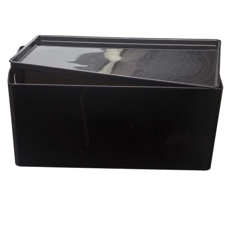 Контейнер ВЕРСА L Прозрачно-черный х11