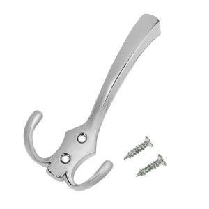 Крючок-вешалка мебельн 3-рожк СТАНДАРТ 306А CP хром Инд. уп. на подвесе(320,40)