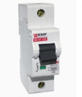 EKF Автоматический выключатель ВА47-125, 1P 80А (D) 15кА  mcb47125-1-80D